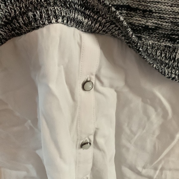 Anthropologie Moth Layered Aselin Pullover Knit Woven Top size Small - Picture 3 of 6